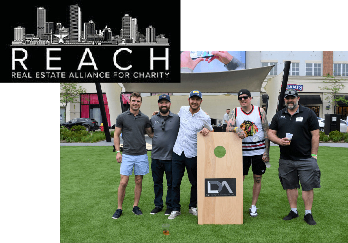 Photo of Logic's team involved in Real Estate Alliance for Charity (REACH) event